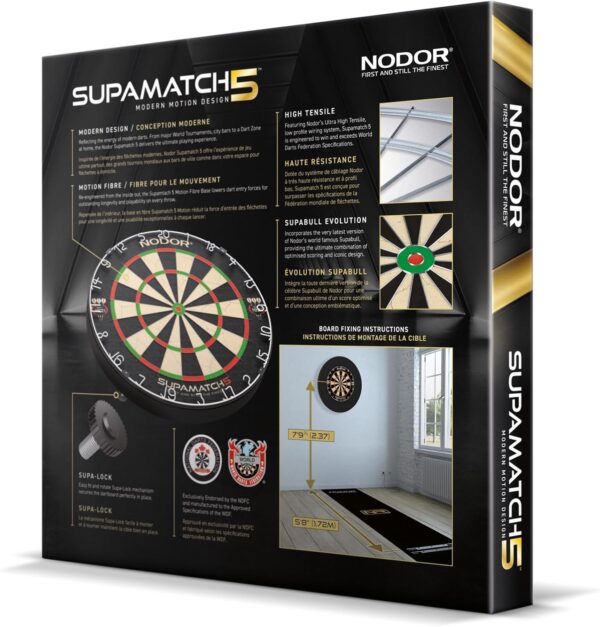 Nodor Supamatch 5 Dartboard - Image 7